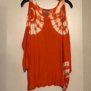 Cold shoulder sweater